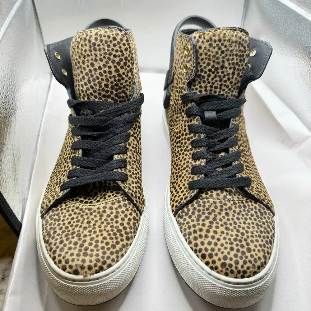 Buscemi 100mm Clean Pony Kamari Hi Top Shoe 9US, 42 EUR, Brand New w/defect